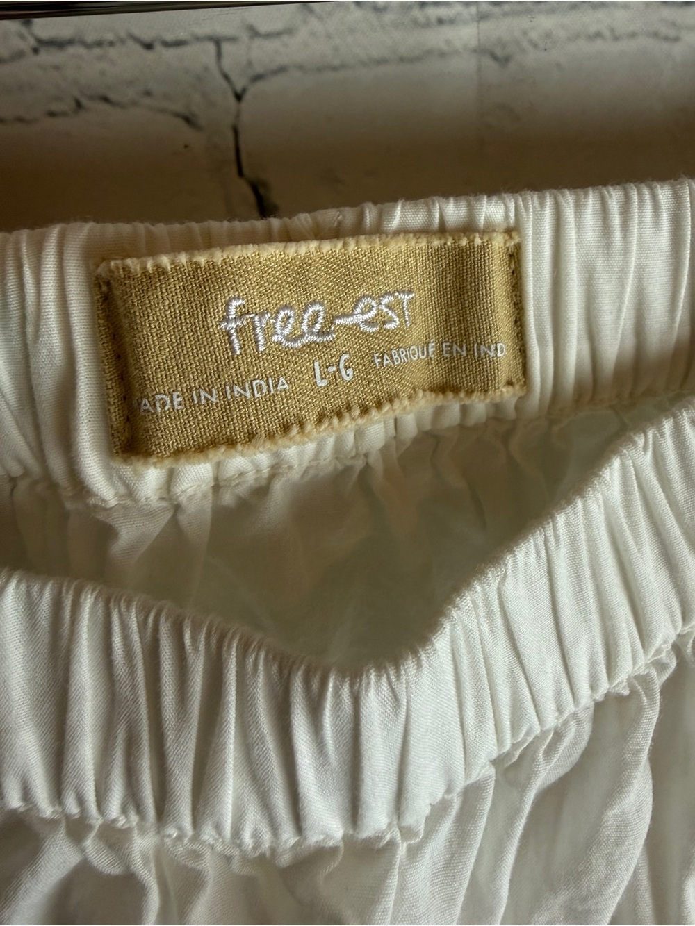Free People White A-Line Midi Skirt Large - Picture 2 of 7